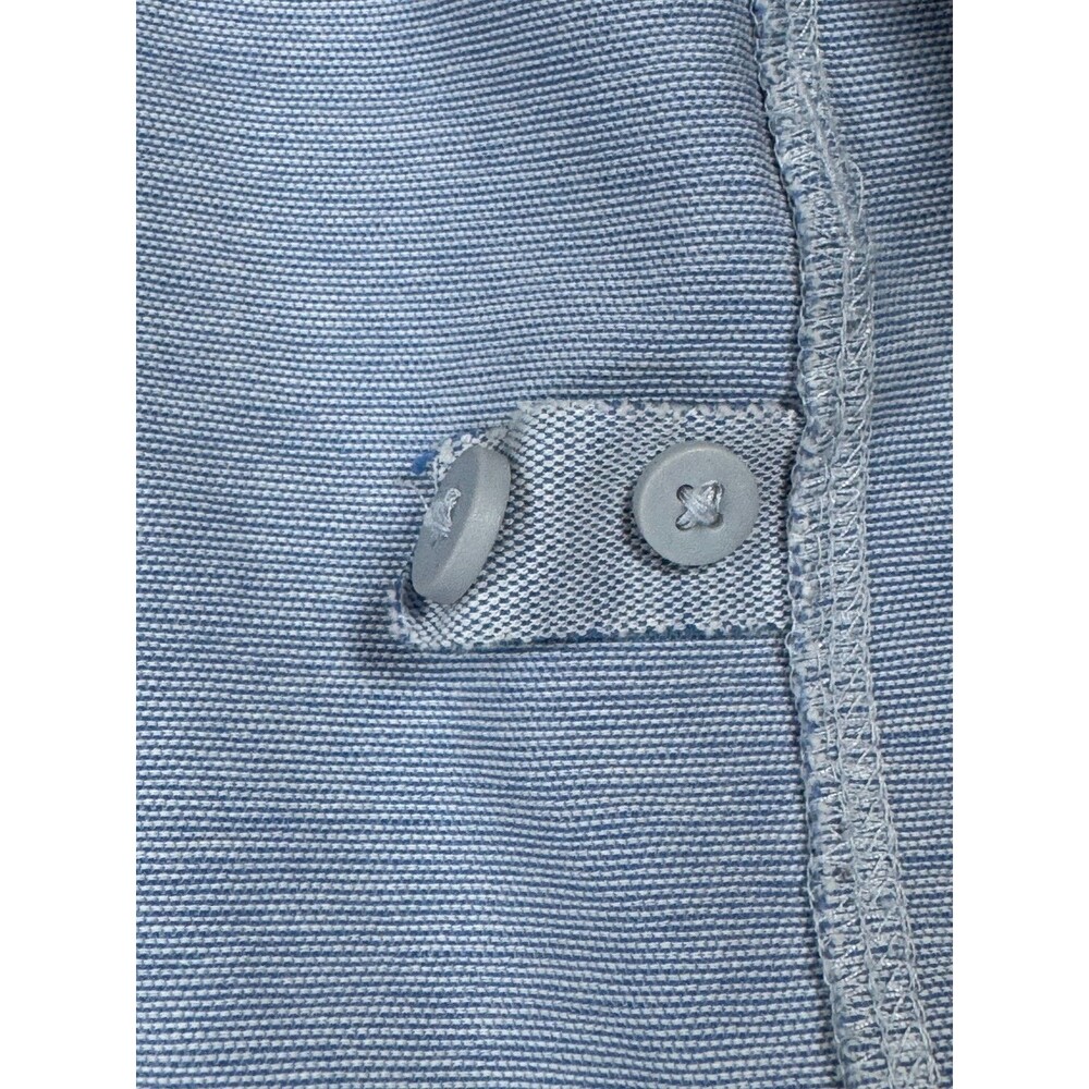 Lululemon Oxford Shirt Mens Blue‎ Long Sleeve Button Front Pocket Minimalist - Picture 10 of 16